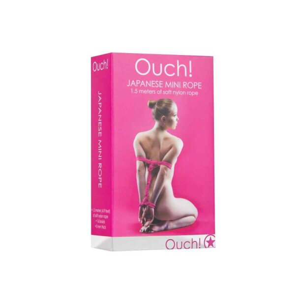 Ouch! - Japanische Miniseile - 1,5m - rosa - Bondage Toys - Fetish