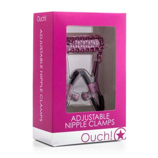 Adjustable Nipple Clamps - Pink
