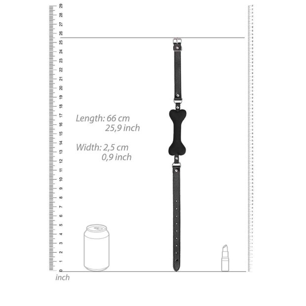 Ouch! Bone Gag - Black