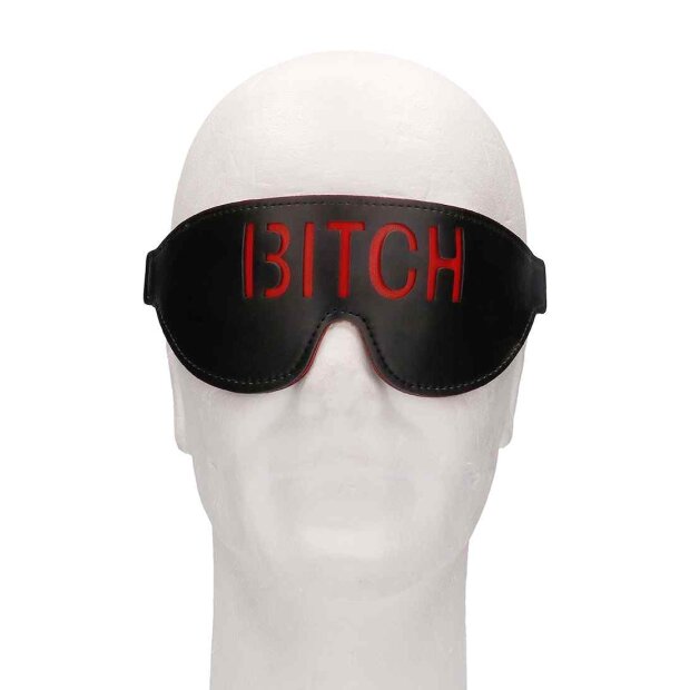 Ouch! Blindfold - BITCH - Black