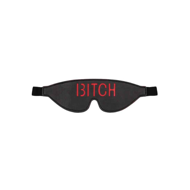 Ouch! Blindfold - BITCH - Black