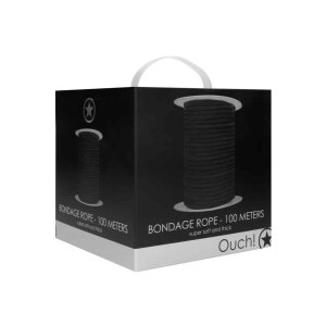 Bondage Rope - 100 Meters - Black