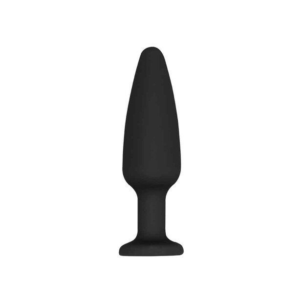 Shots - Ouch! Cone-Shaped Diamond Butt Plug Analplug Schwarz ⌀ 2,9 cm