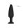 Cone-Shaped Diamond Butt Plug - Black 2,9 cm