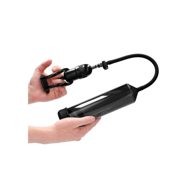 Shots Deluxe Beginner Pump Penis Pumpe Schwarz 23 cm ⌀ 6 cm