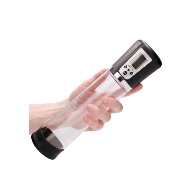 Premium Rechargeable Automatic LCD Pump - Transparent