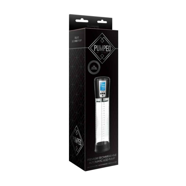 Premium Rechargeable Automatic LCD Pump - Transparent