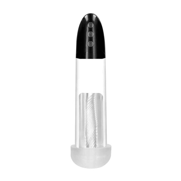 Shots Rechargeable Automatic Cyber Pump Penis Pumpe Transparent 31 cm ⌀ 7 cm
