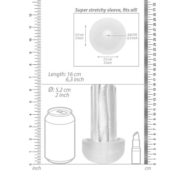 Rechargeable Smart Cyber Pump with sleeve Transparent