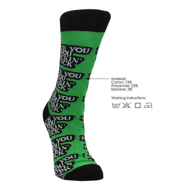 Sexy Socks Fuck You - 42 - 46