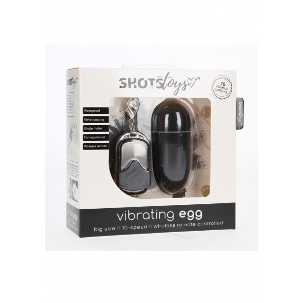 Shots Vibrating Egg Large Vibro-Ei Schwarz
