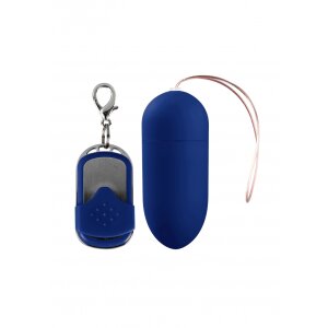 Shots Vibrating Egg Large Vibro-Ei Blau 8 cm ⌀ 3,4 cm