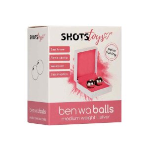 Ben Wa Balls Medium Weight Silver