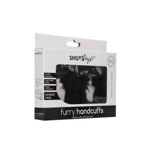 Furry Handcuffs Black