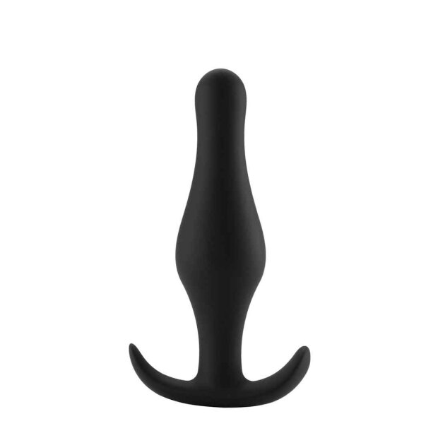 Butt Plug with Handle Medium Black 4,9 cm