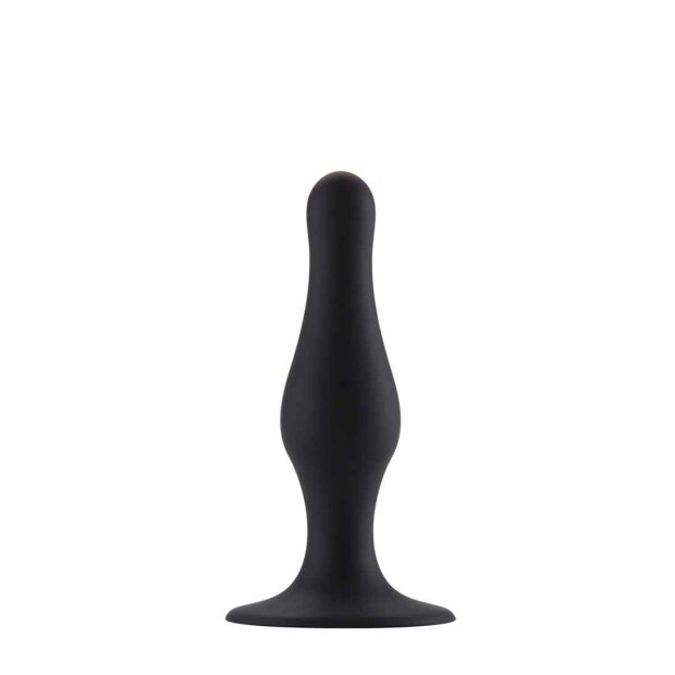 Shots Butt Plug with Suction Cup Small Black Analplug Schwarz ⌀ 4,9 cm