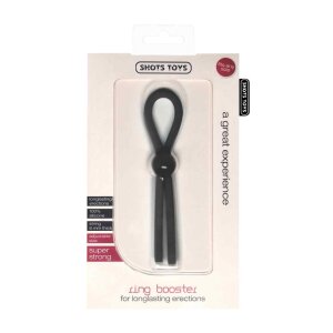 Shots Ring Booster Penisring Schwarz