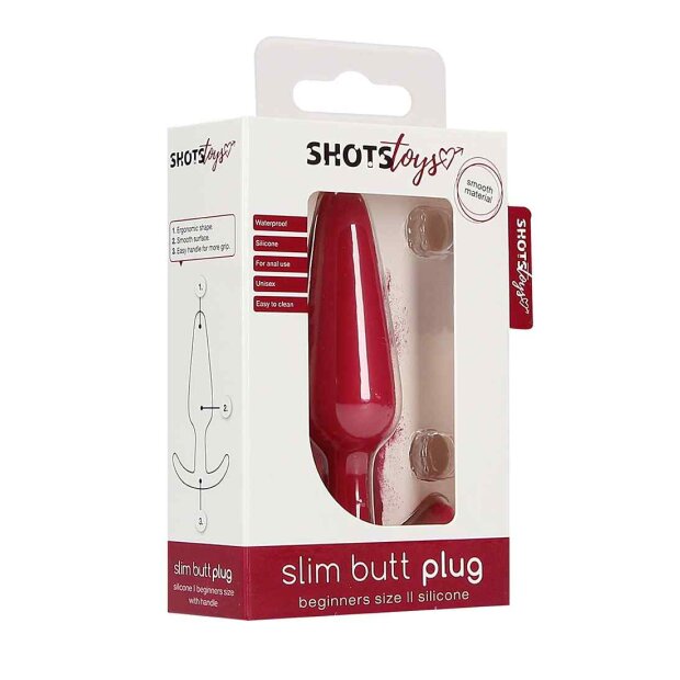 Slim Butt Plug Red