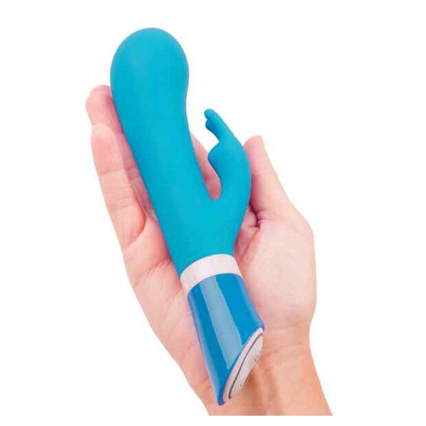 B Swish bwild Deluxe Bunny Rabbit Vibrator Blau 19,3 cm ⌀ 3,75 cm