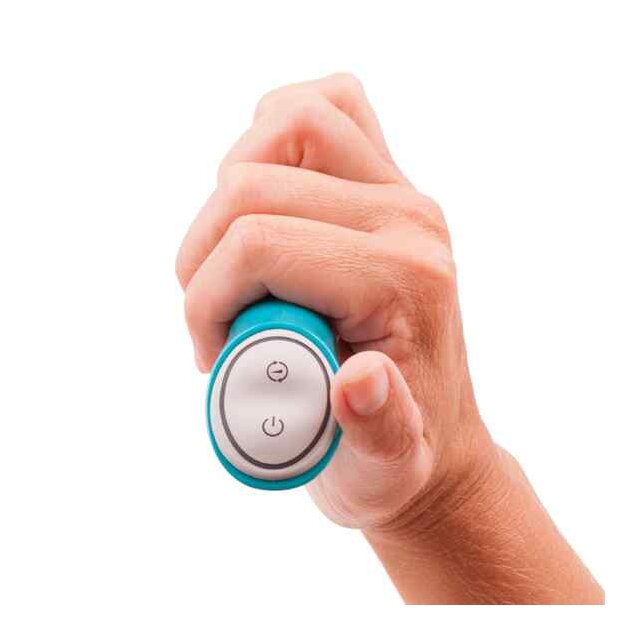 B Swish bwild Deluxe Bunny Rabbit Vibrator Blau 19,3 cm ⌀ 3,75 cm