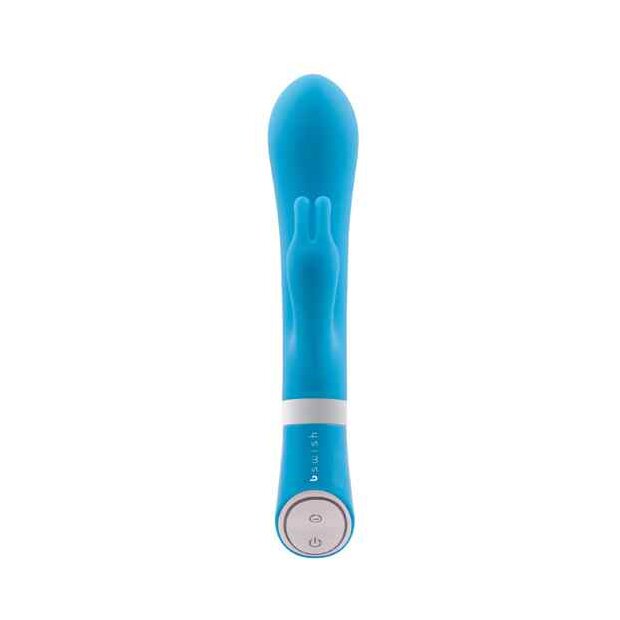 B Swish bwild Deluxe Bunny Rabbit Vibrator Blau 19,3 cm ⌀ 3,75 cm
