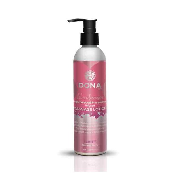 Dona Massage Lotion Blushing Berry 250 ml