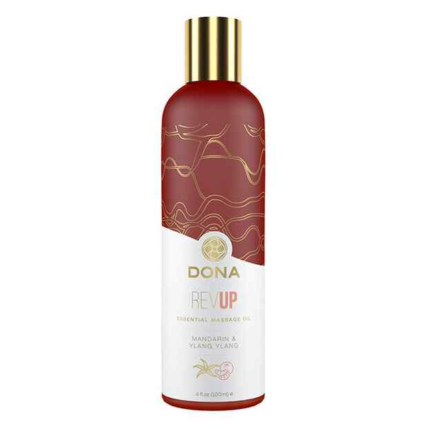 Dona Essential Massage Oil Rev Up Mandarin & Ylang Ylang...