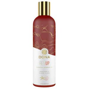 Dona Essential Massage Oil Rev Up Mandarin & Ylang...