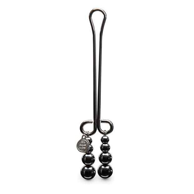 Fifty Shades of Grey Darker Just Sensation Beaded Clitoral Clamp Klitoris-Klemme Schwarz