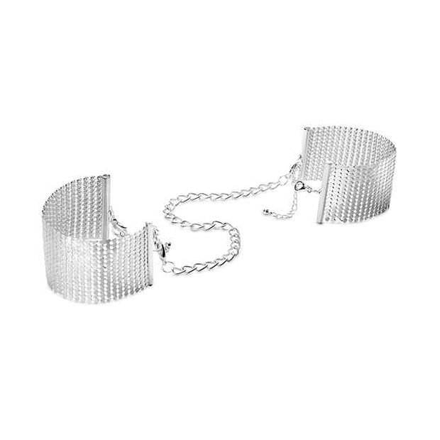 Bijoux Indiscrets Desir Metallique Cuffs Silver