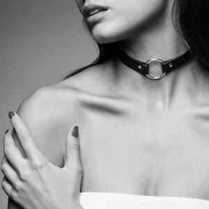 Bijoux Indiscrets Maze Single Choker Black