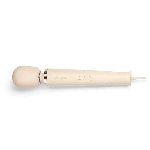 Le Wand Powerful Plug-In Wand Massager Beige 34 cm ⌀ 6,2 cm