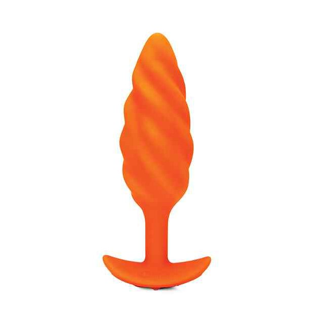B-Vibe - Texture Plug Swirl Orange