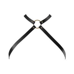 Bijoux Indiscrets Maze Chest Thin Harness Black