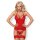 Obsessive Corset & Thong Red S/M