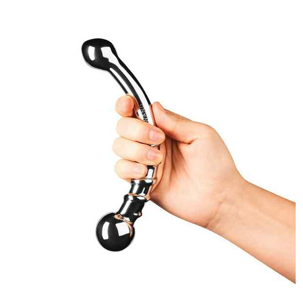 Le Wand Stainless Steel Bow Metalldildo Silber 17,8 cm