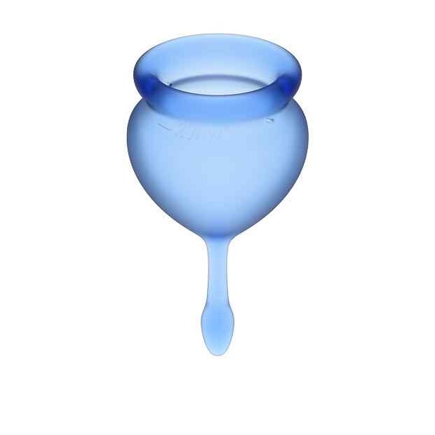 Satisfyer Feel Good Menstrual Cup Set Dark Blue