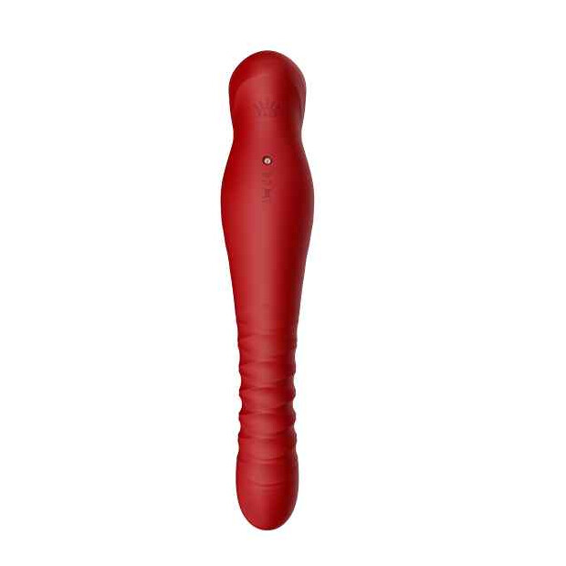 Zalo King Vibrating Thruster Wine Red