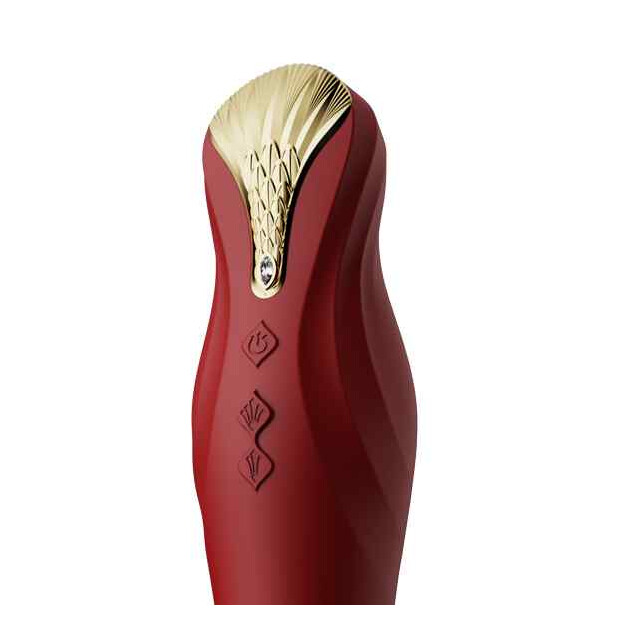 Zalo King Vibrating Thruster Wine Red
