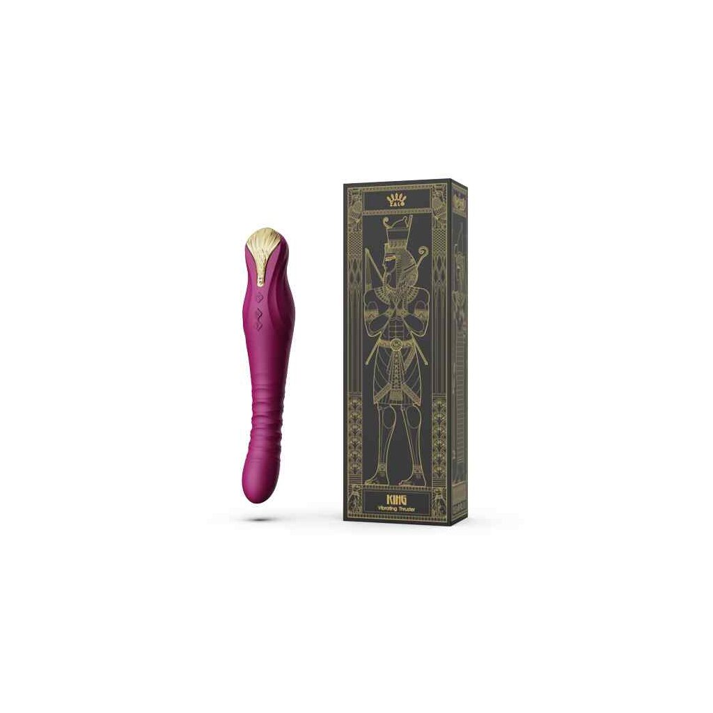 Zalo King Vibrating Thruster Velvet Purple, 186,95