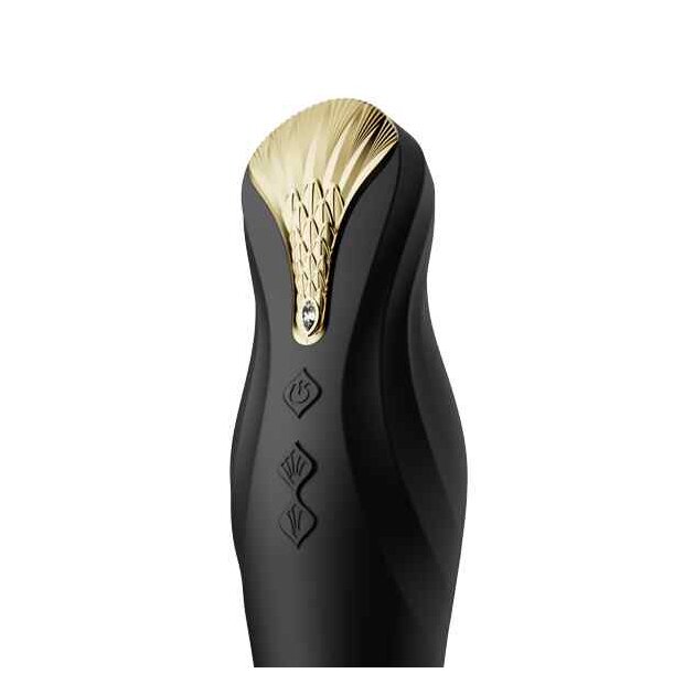Zalo King Vibrating Thruster Obsidian Black