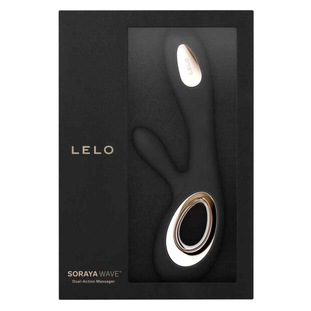 LELO Soraya Wave Rabbit Vibrator Schwarz 21,8 cm ⌀ 3,6 cm