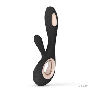 LELO Soraya Wave Rabbit Vibrator Schwarz 21,8 cm ⌀ 3,6 cm