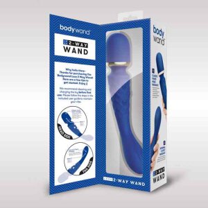 Bodywand - Luxe 2-Way Wand Large Blue