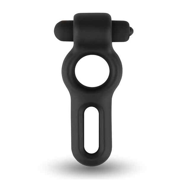 VelvOr Rooster Drake Double Ring Design Vibrationsring Schwarz ⌀ 2,5 cm