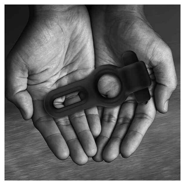 VelvOr Rooster Drake Double Ring Design Vibrationsring Schwarz ⌀ 2,5 cm