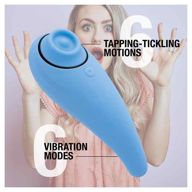 FeelzToys FemmeGasm Vibrator Türkis 14 cm