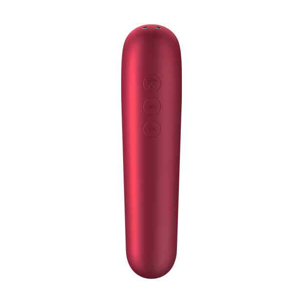 Satisfyer Dual Love Air Pulse Druckwellenvibrator Rot