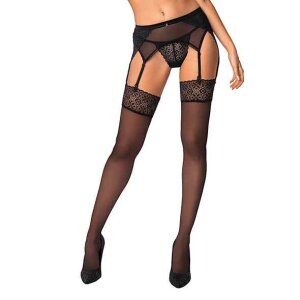 Obsessive Shibu Stockings Black S/M