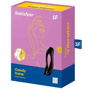 Satisfyer - Candy Candy Finger Vibrator Black